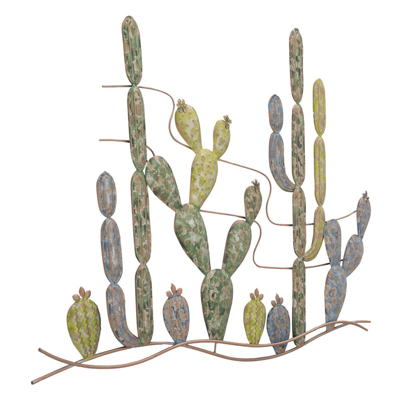 Fém Kaktusz Fali Dekoráció
