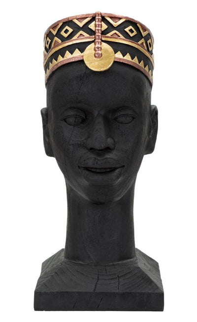 Afrikai Férfi Mellszobor (Modern Dekoráció)