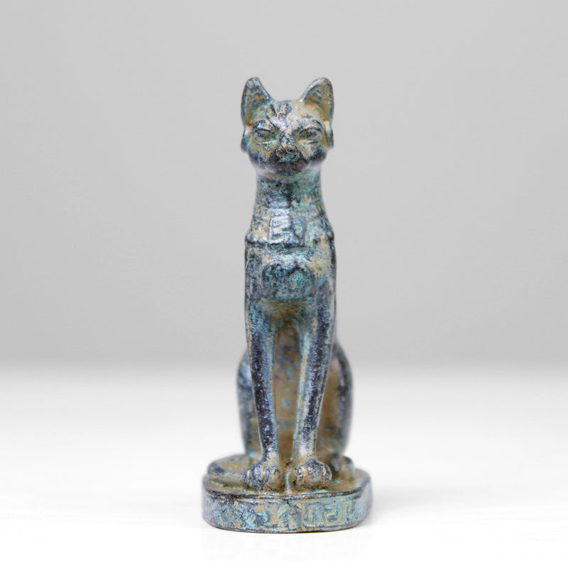 Básztet Istennő Egyiptomi Macska Szobor (Kicsi)