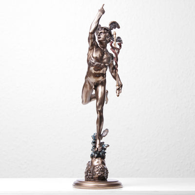 Hermész Szobor Giambolognától (Hidgen öntött bronz)