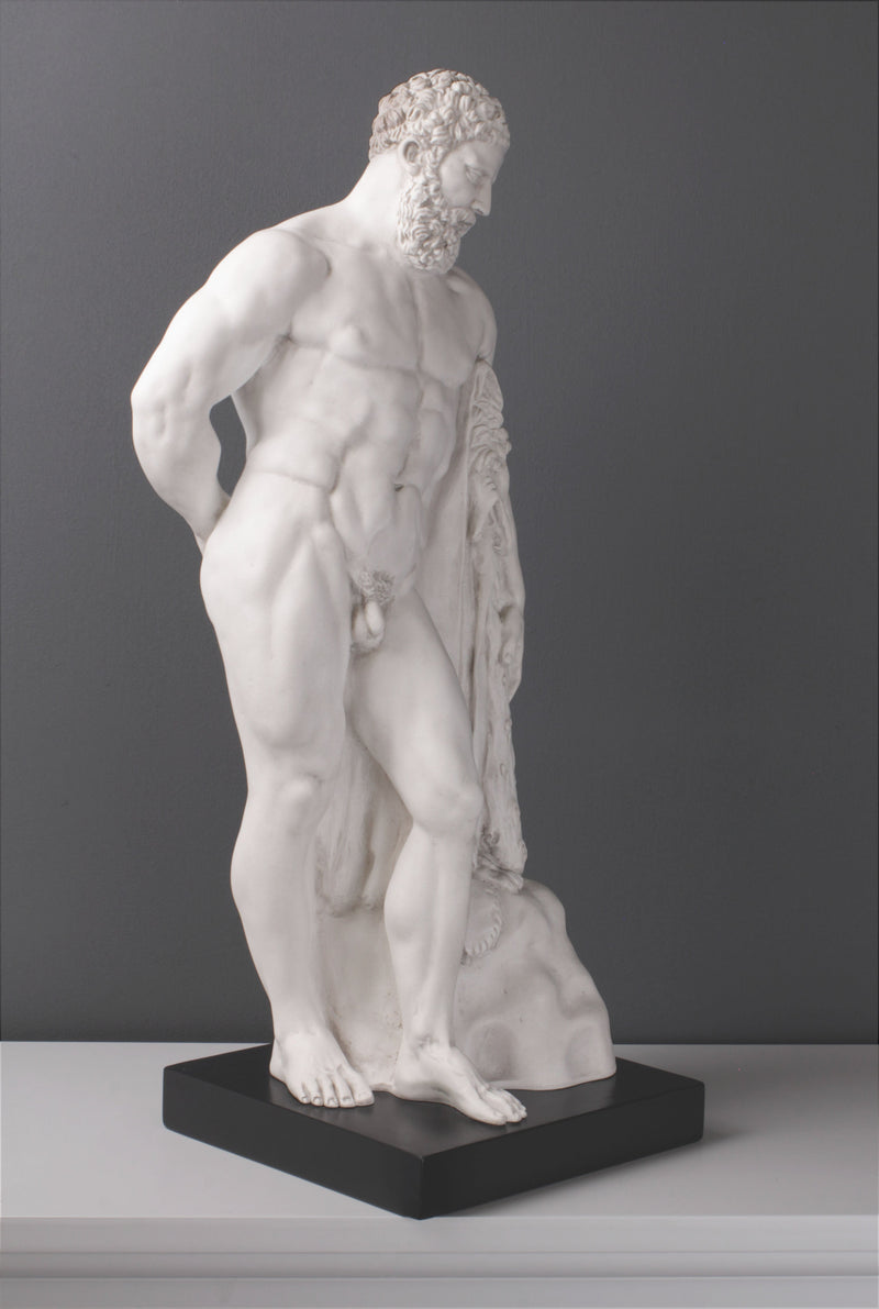 Farnese Herkules szobor fekete talapzattal