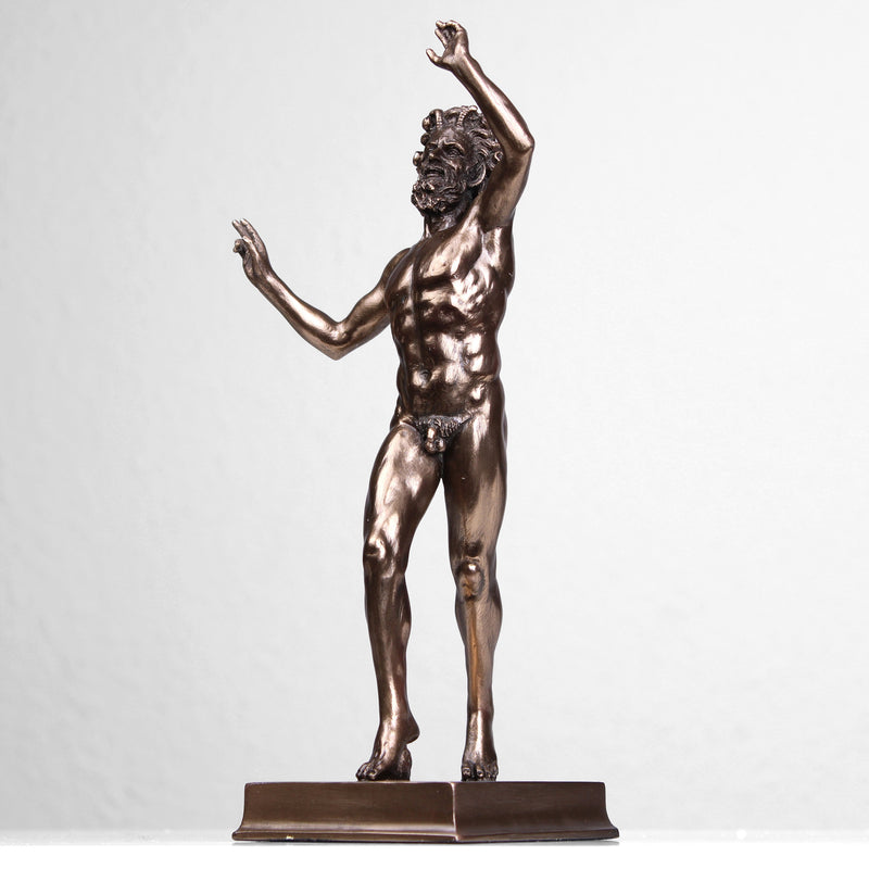 A Táncoló Szatír Szobor Pompeiitől (Hidgen öntött bronz)