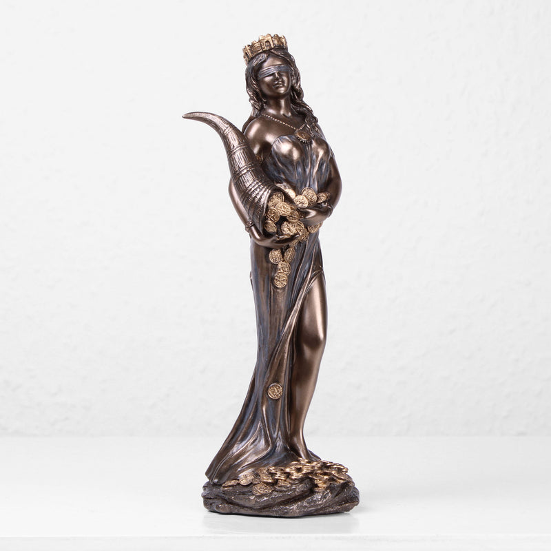 Fortuna a Szerencse Istennője Szobor (Hidegen öntött bronz)