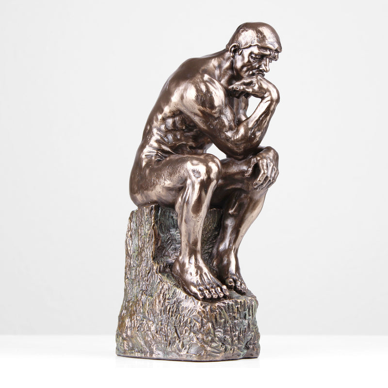 A gondolkodó Szobor Rodintól (Hidegen öntött bronz szobor)