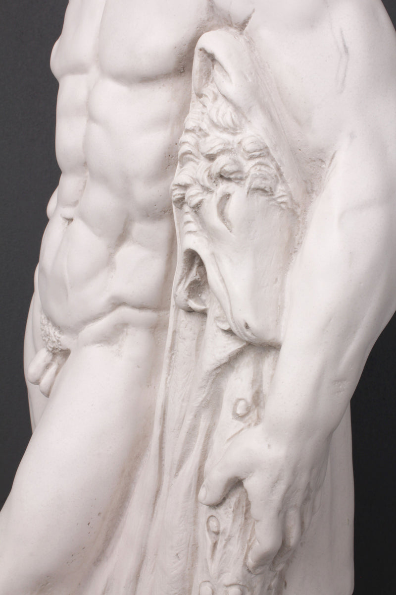 Farnese Herkules szobor fekete talapzattal